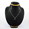 925 Sterling Silver Jewelry Set Dazzling Earrings Necklace for Every Occasion