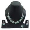 Genuine Turquoise 925 Sterling Silver Jewelry Set Gift for Her