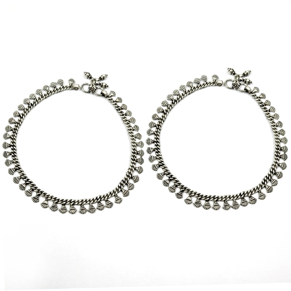 Solid 925 Sterling Silver Anklets Classic Elegant Foot Jewelry