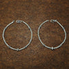 Solid 925 Sterling Silver Handcrafted Anklets Perfect for Daily Wear