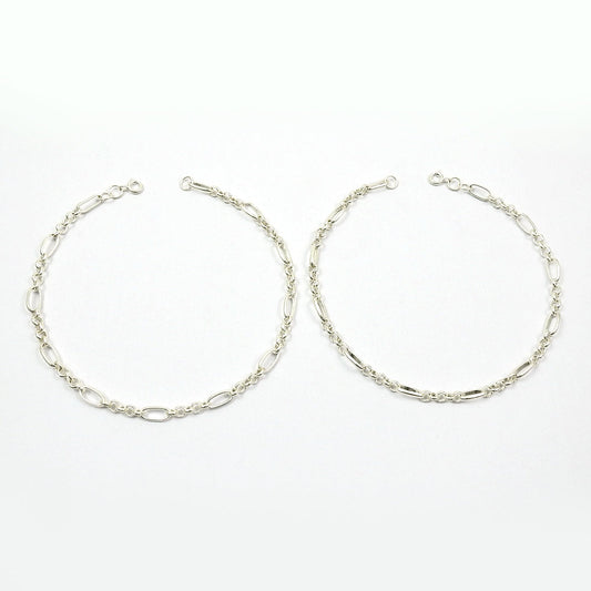 Classic 925 Silver Ankle Bracelet Foot Jewelry for Women Girls