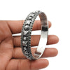 Pearl Sterling Silver June Daughter Ethnic Anniversary Handmade Bangle