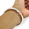Solid 925 Sterling Silver Statement Bangle Jewelry
