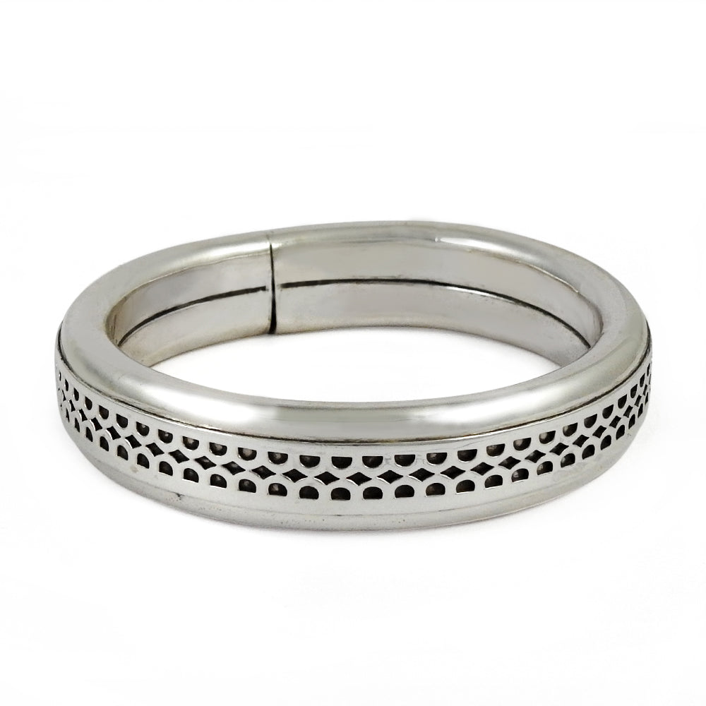 Luxury Solid 925 Sterling Silver Designer Bangle