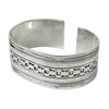 Solid 925 Sterling Silver Designer Adjustable Bangle