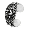 Elegant Solid 925 Sterling Oxidized Silver Handmade Bangle