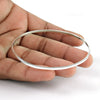 Handmade Solid 925 Sterling Silver Thin Bangle