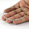Solid Sterling Silver Thin Cuff Bangle