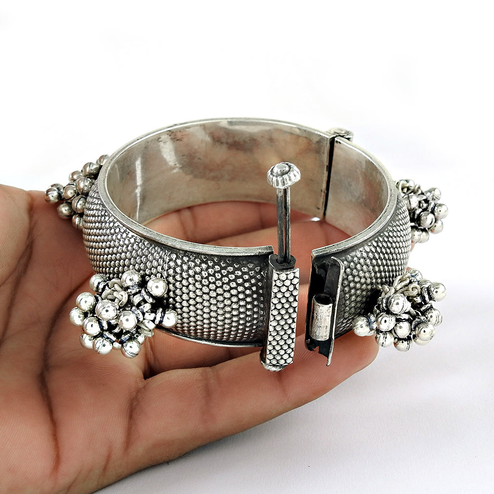 925 Sterling Solid Silver Artisan Bangle
