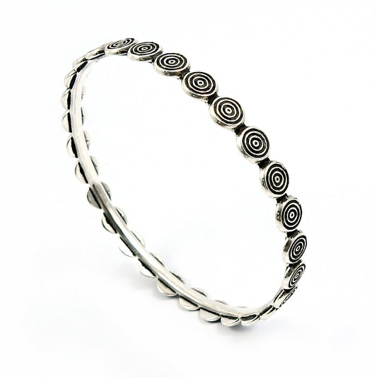 925 Sterling Silver Handmade Bangle Jewelry