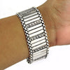 Solid 925 Sterling Silver Wide Statement Bracelet for Women