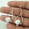 925 Sterling Silver Freshwater Pearl Dangle Earrings