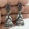 Marquise Ruby Gemstone Trendy Dangle August Bohemian Earrings 925 Solid Silver