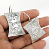 925 Sterling Silver Geometric Handmade Earrings