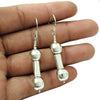 Vintage Solid 925 Silver Handmade Dangle Earrings