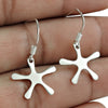 Five-Pointed Star Earrings 925 Sterling Silver