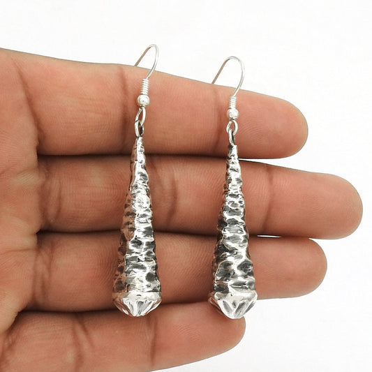 925 Sterling Silver Pretty Handmade Earrings
