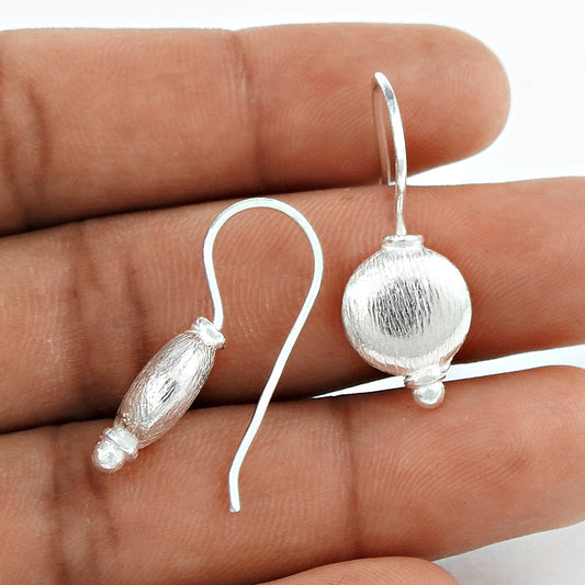 Vintage 925 Sterling Silver Handmade Earrings