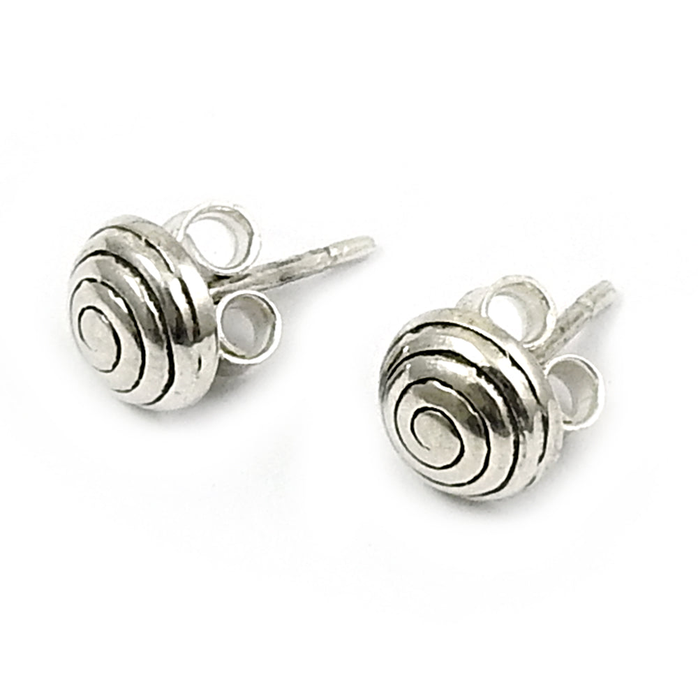 925 Sterling Silver Handmade Stud Earrings
