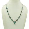 925 Silver Turquoise Gemstone Handcrafted Statement Necklace