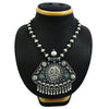 Turquoise Gemstone Antique Look Artisan Cluster Bezel Necklace 925 Solid Silver