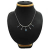 Labradorite Gemstone 925 Solid Silver Bohemian Cluster Third Eye Chakra Necklace