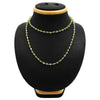 August Peridot Stone Tribal Bezel Mother Cluster Necklace Solid Sterling Silver
