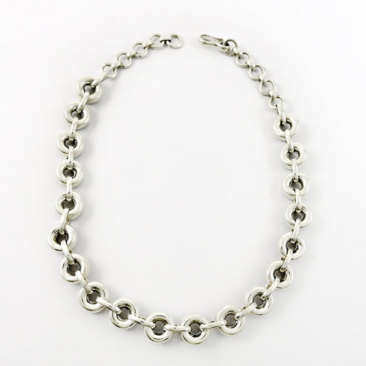 Genuine Solid 925 Silver Heavy Link Chain Necklace