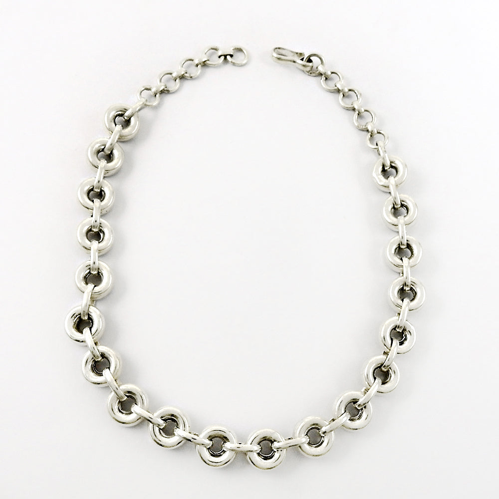 Genuine Solid 925 Silver Heavy Link Chain Necklace