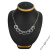 Solid 925 Sterling Silver Vintage Necklace Modern Look