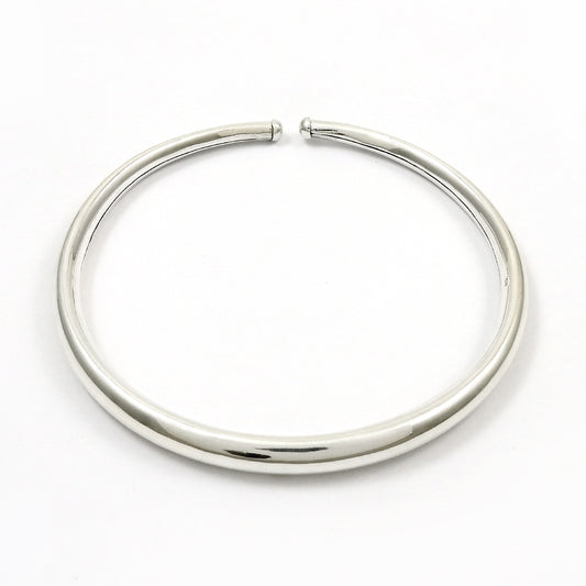 Solid 925 Silver Necklace Stylish Vintage Jewelry