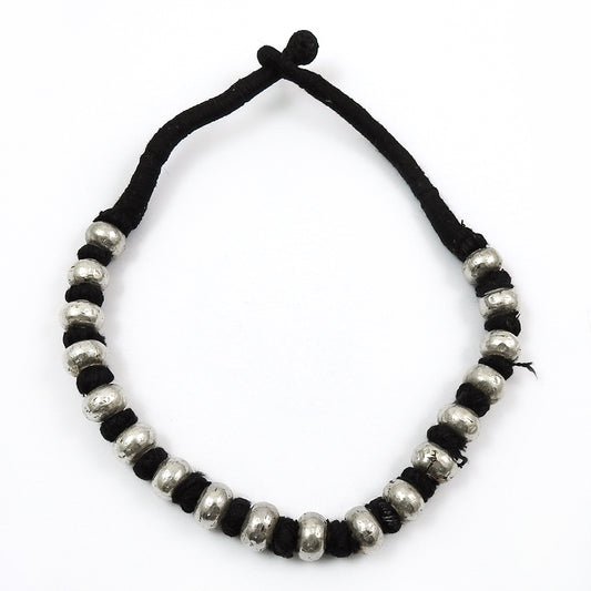 925 Sterling Silver Beads Thread Necklace Modern Jewelry Gift