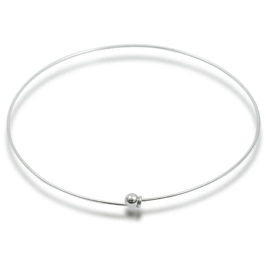 Indian Jewelry 925 Solid Sterling Silver Wire Necklace