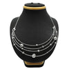 Oxidized Solid 925 Silver Indian Artisan Statement Necklace