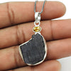 Daughters Day Sale Crystal Gemstone 925 Solid Silver Bezel Boho Pendant Jewelry