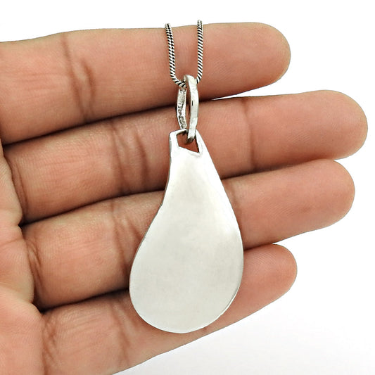 Solid Sterling Silver Handmade Pendant Jewelry