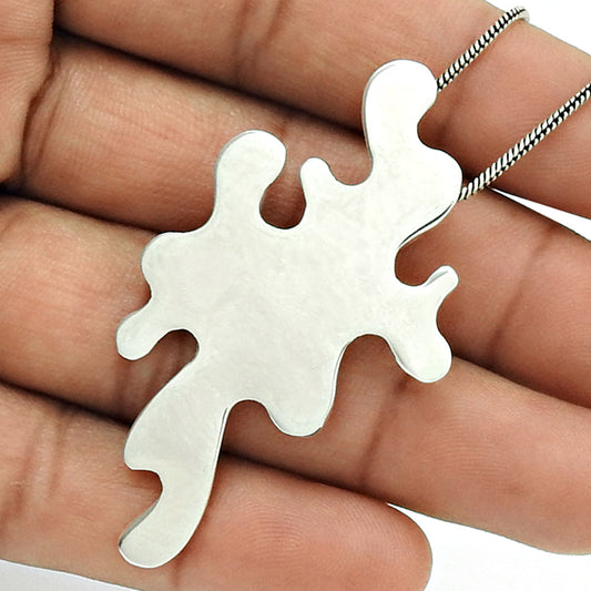 925 Solid Sterling Silver Ethnic Pendant