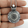 925 Sterling Oxidized Silver Artisan Pendant Jewelry
