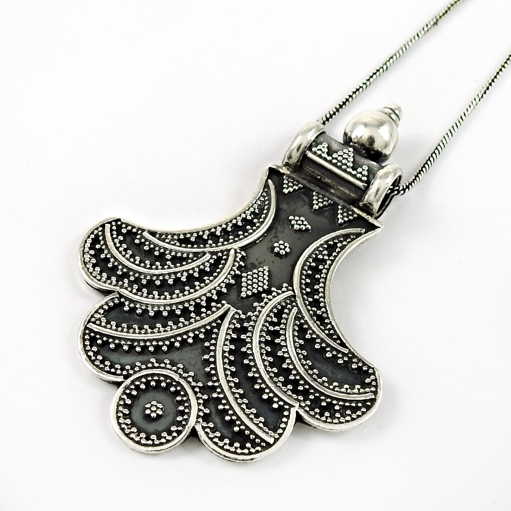 Statement Pendant 925 Silver Vintage Jewelry