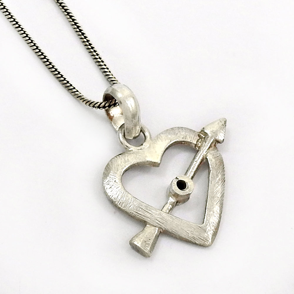 925 Sterling Silver Heart Pendant Gift For Her