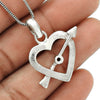 925 Sterling Silver Heart Pendant Gift For Her