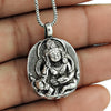 Buddha Pendant 925 Sterling Silver Religious Jewelry
