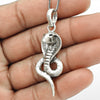 925 Solid Sterling Silver Handmade Snake Pendant