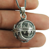 925 Oxidized Sterling Silver Handmade Ball Pendant