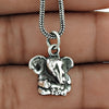 Solid 925 Sterling Silver Lord Ganesha Handmade Pendant