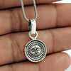 Solid 925 Sterling Silver Sun Pendant