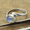 Gift For Woman Natural Labradorite Cocktail Boho Ring 925 Silver M17
