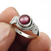 Natural Garnet Gemstone 925 Sterling Silver Cocktail Ring For Women I19