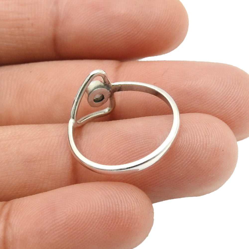 Labradorite Gemstone Solid Sterling Silver New Cocktail Wife Ring Jewelry