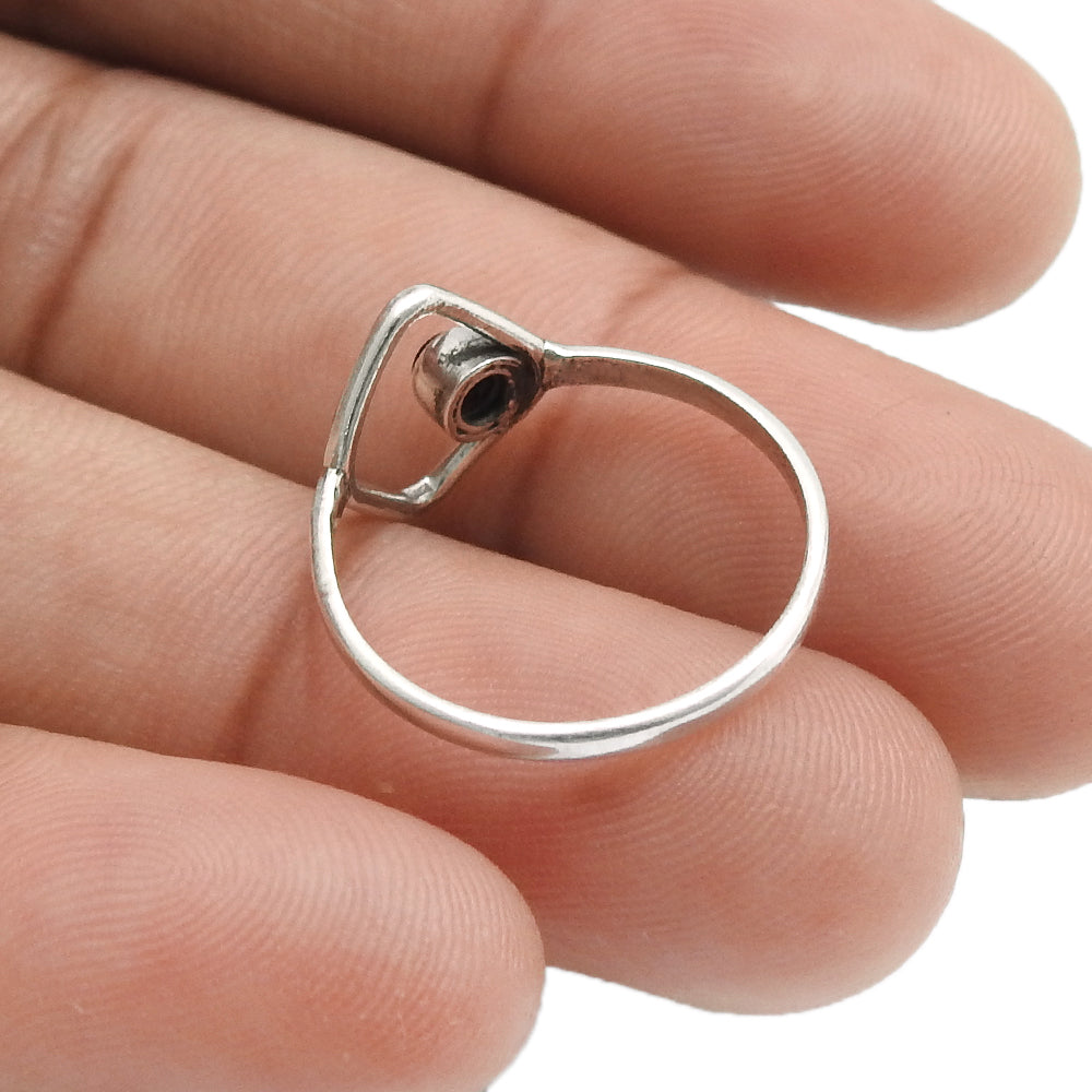 Ruby Gemstone Solid 925 Silver July Birthstone Ring